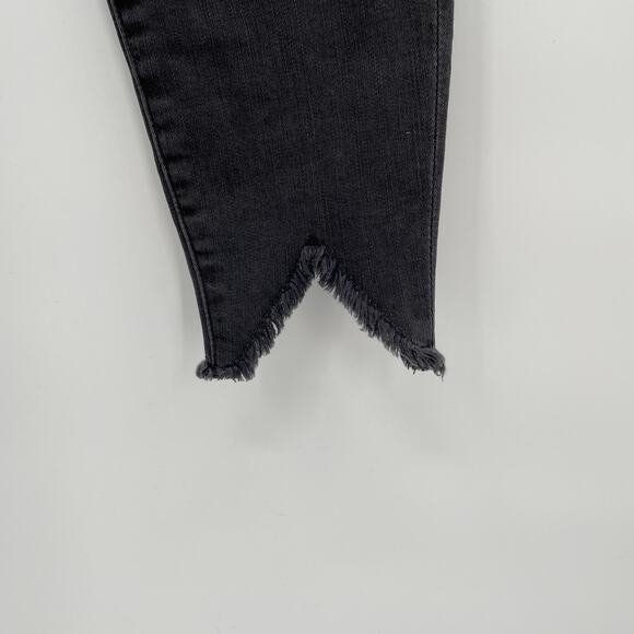 NWT Frame Le Skinny De Jeanne Crop Double Triangle Raw Hem in Tull // 24 - Picture 8 of 14